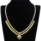 LO2429 - Gold Brass Jewelry Sets with AAA Grade CZ  in Topaz-3