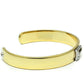 LO2585 - Gold+Rhodium White Metal Bangle with Top Grade Crystal  in Clear-2