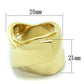 LO3192 - Gold Brass Ring with No Stone-1