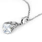 LO3491 - Rhodium Brass Pendant with AAA Grade CZ  in Clear-2