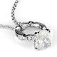 LO3494 - Rhodium Brass Pendant with AAA Grade CZ  in Clear-2