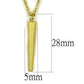 LO3710 - Gold & Brush Brass Chain Pendant with No Stone-1