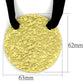 LO3727 - Gold & Brush Brass Chain Pendant with No Stone-1