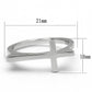 LO3978 - Rhodium Brass Ring with No Stone-1