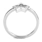 LO3982 - Rhodium Brass Ring with No Stone-2