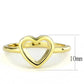 LO3985 - Flash Gold Brass Ring with No Stone-1