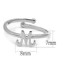 LO3993 - Rhodium Brass Ring with No Stone-1