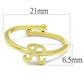 LO3996 - Flash Gold Brass Ring with No Stone-1