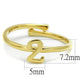 LO4010 - Flash Gold Brass Ring with No Stone-1
