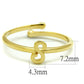 LO4014 - Flash Gold Brass Ring with No Stone-1