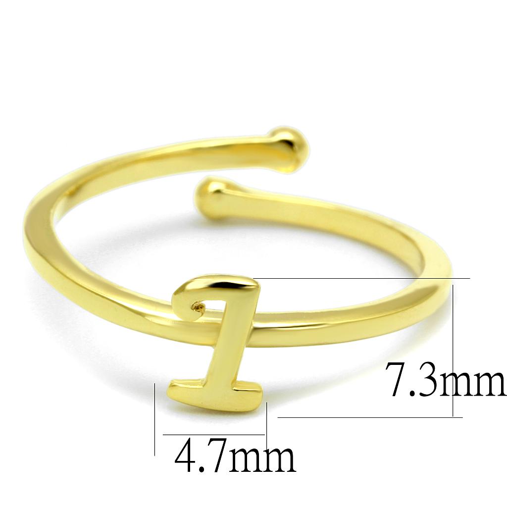 LO4020 - Flash Gold Brass Ring with No Stone-1