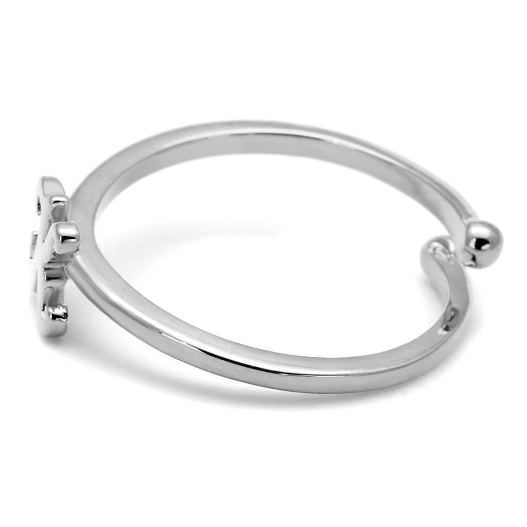 LO4023 - Rhodium Brass Ring with No Stone-2