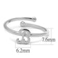 LO4025 - Rhodium Brass Ring with No Stone-1