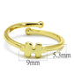 LO4028 - Flash Gold Brass Ring with No Stone-1
