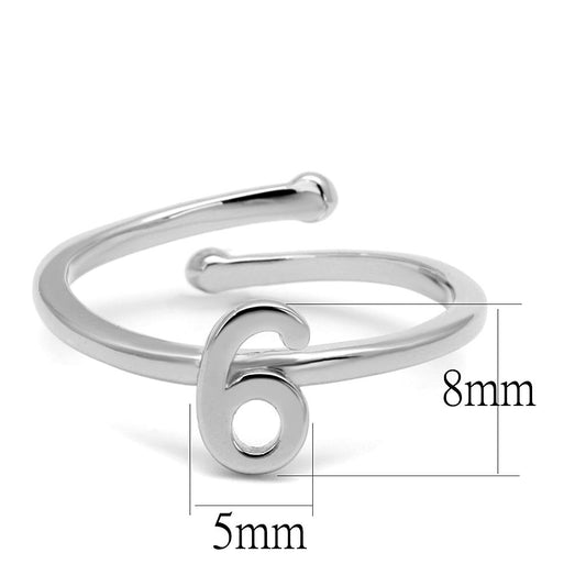 LO4033 - Rhodium Brass Ring with No Stone-1