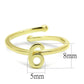 LO4034 - Flash Gold Brass Ring with No Stone-1