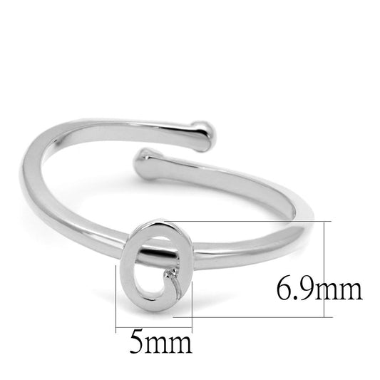 LO4035 - Rhodium Brass Ring with No Stone-1