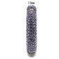 LO4312 - TIN Cobalt Black Brass Bangle with Top Grade Crystal  in Tanzanite-3
