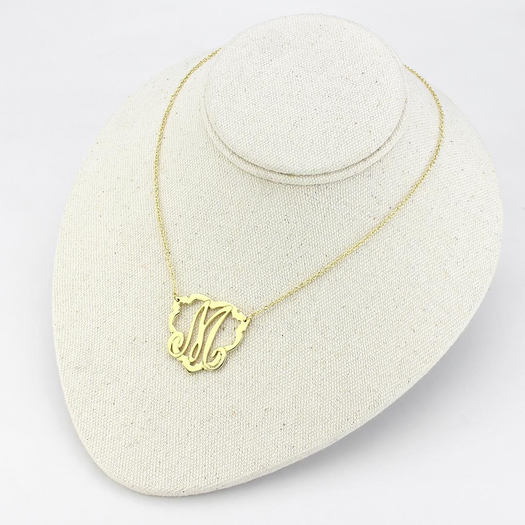 LO4688 - Flash Gold Brass Necklace with No Stone-4