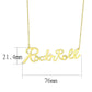 LO4689 - Flash Gold Brass Necklace with No Stone-1