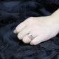 LO4712 - Rhodium Brass Ring with AAA Grade CZ  in Clear-4
