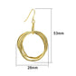 LO4774 - Gold Brass Earring with NoStone in No Stone-1