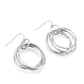 LO4775 - Rhodium Brass Earring with NoStone in No Stone-3