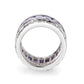 LO5S205- Sterling Silver Ring with CZ IN Amethyst  High Polished( NO Plating)-2