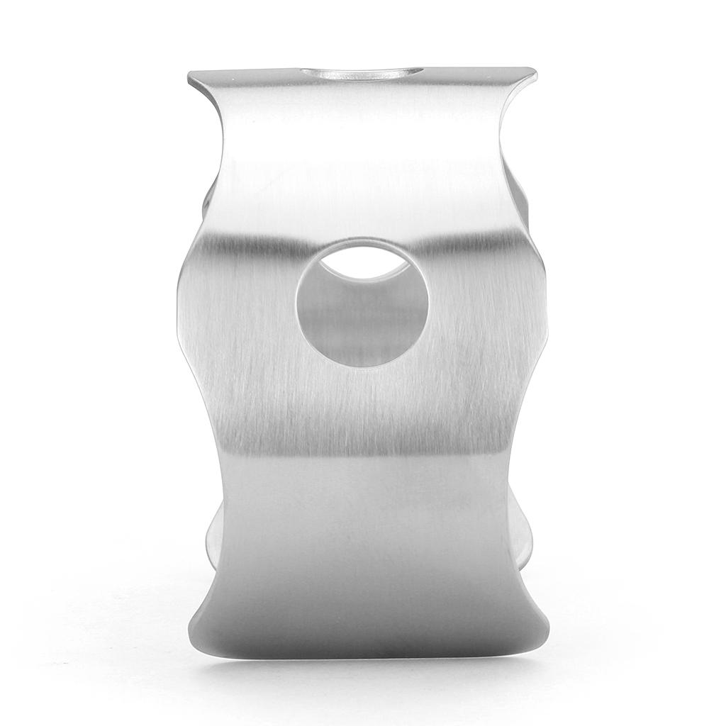 LO616 -  Stainless Steel Bangle with No Stone-3