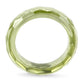 LOS082 -  Stone Ring with AAA Grade CZ  in Olivine color-2