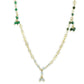 LOS793 - Matte Gold 925 Sterling Silver Necklace with Synthetic Turquoise in Multi Color-1