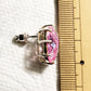 LOAS1369 - Sterling Silver Earrings with AAA Grade CZ in Pink-2