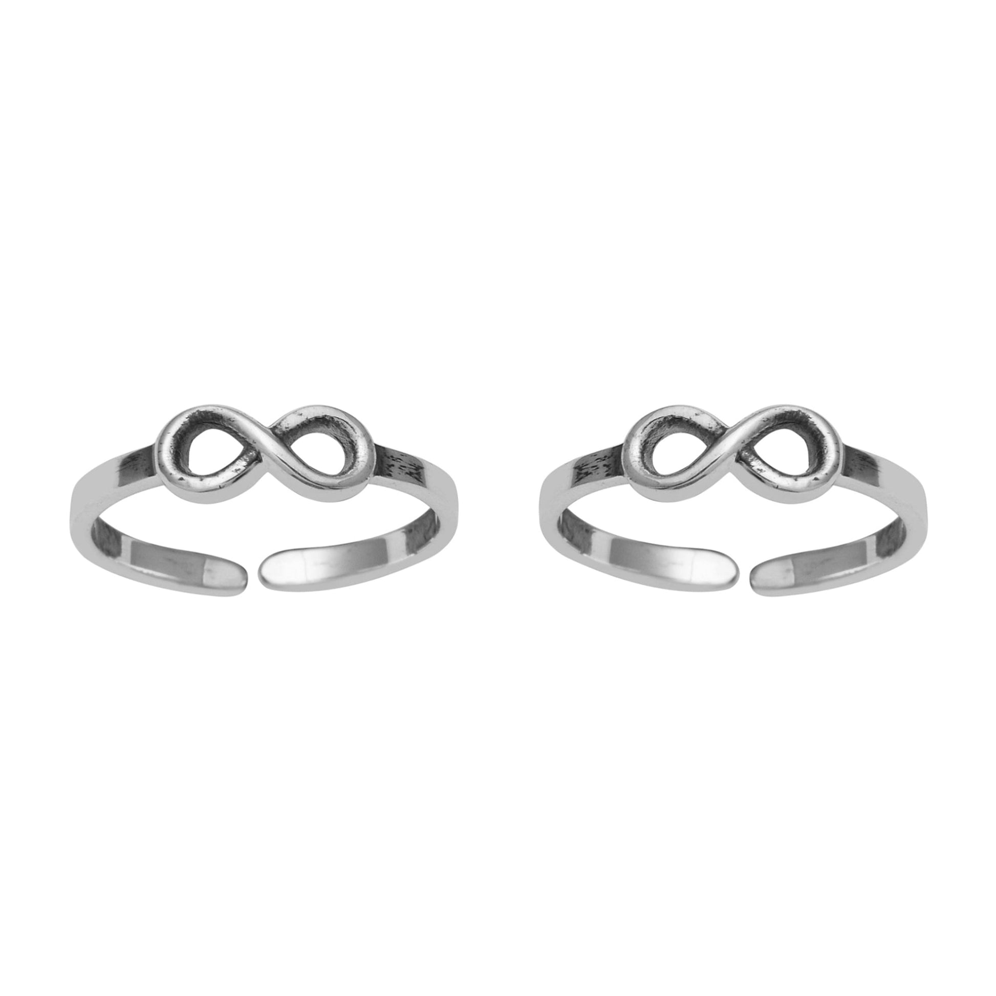 Infinity Toe Ring – Sterling Silver-1