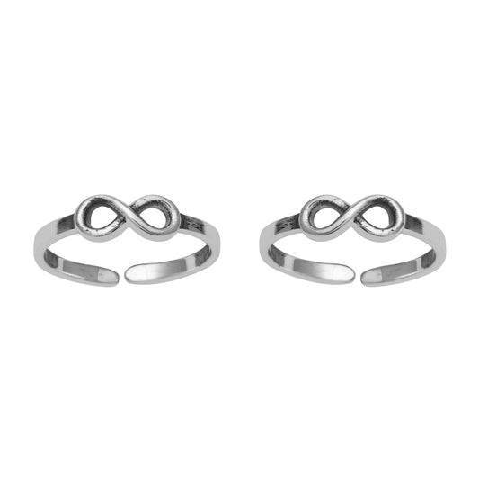 Infinity Toe Ring – Sterling Silver-1