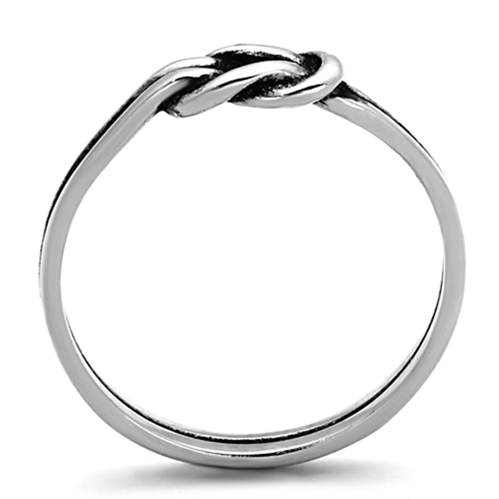 TK1239 - High polished (no plating) Stainless Steel Ring with No Stone-2