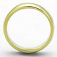 TK1375G - IP Gold(Ion Plating) Stainless Steel Ring with No Stone-2