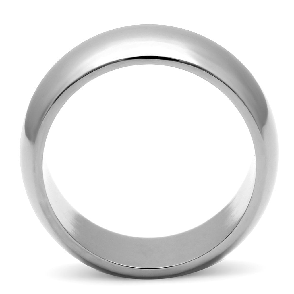 TK1391N - High Polished Stainless Steel Wide Band Ring-2