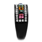 TK1402J - IP Black(Ion Plating) Stainless Steel Ring with Top Grade Crystal  in Multi Color-3