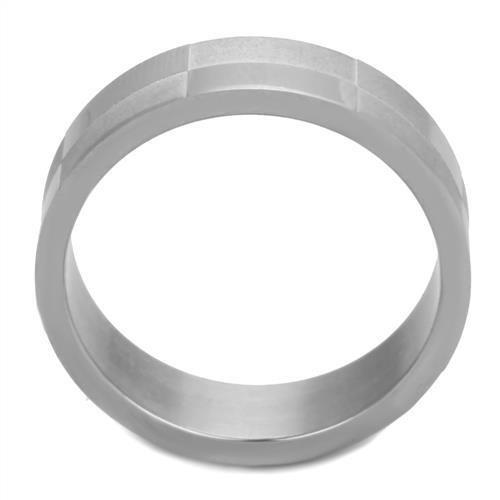 TK1667 - High polished (no plating) Stainless Steel Ring with No Stone-1