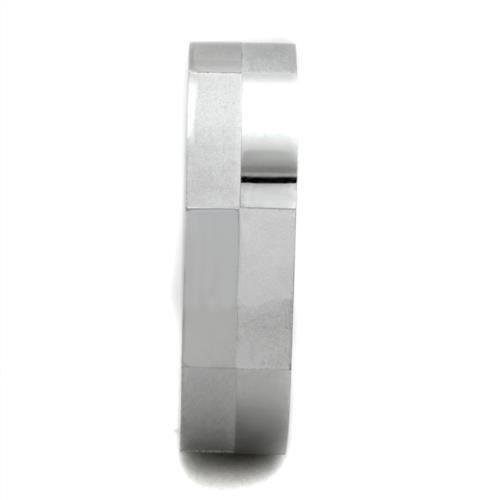 TK1667 - High polished (no plating) Stainless Steel Ring with No Stone-2