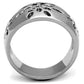 TK1684 - High polished (no plating) Stainless Steel Ring with No Stone-2