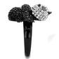 TK1735 - Two-Tone IP Black Stainless Steel Ring with Top Grade Crystal  in Black Diamond-3