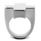 TK1827 - High polished (no plating) Stainless Steel Ring with No Stone-2