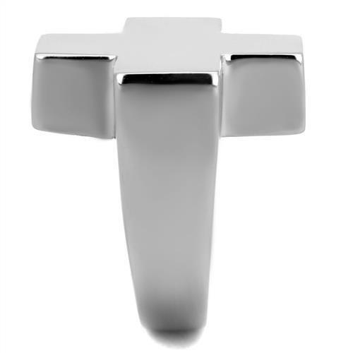 TK1827 - High polished (no plating) Stainless Steel Ring with No Stone-3