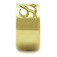 TK1878 - IP Gold(Ion Plating) Stainless Steel Ring with No Stone-3