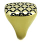 TK1886 - IP Gold(Ion Plating) Stainless Steel Ring with Top Grade Crystal  in Clear-3