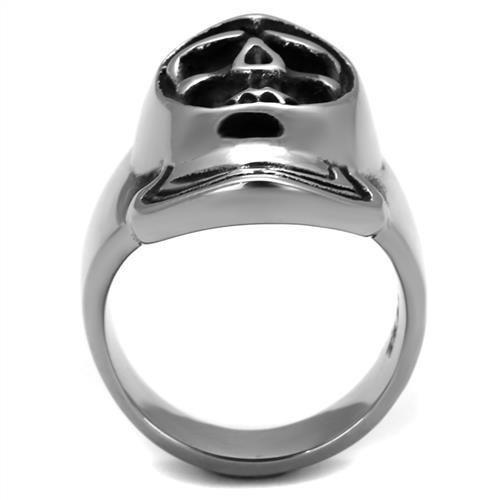 TK1942 - High polished (no plating) Stainless Steel Ring with No Stone-2