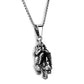 TK1998 - High polished (no plating) Stainless Steel Necklace with No Stone-1