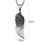 TK2002 - High polished (no plating) Stainless Steel Necklace with No Stone-1
