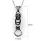 TK2005 - High polished (no plating) Stainless Steel Necklace with No Stone-1